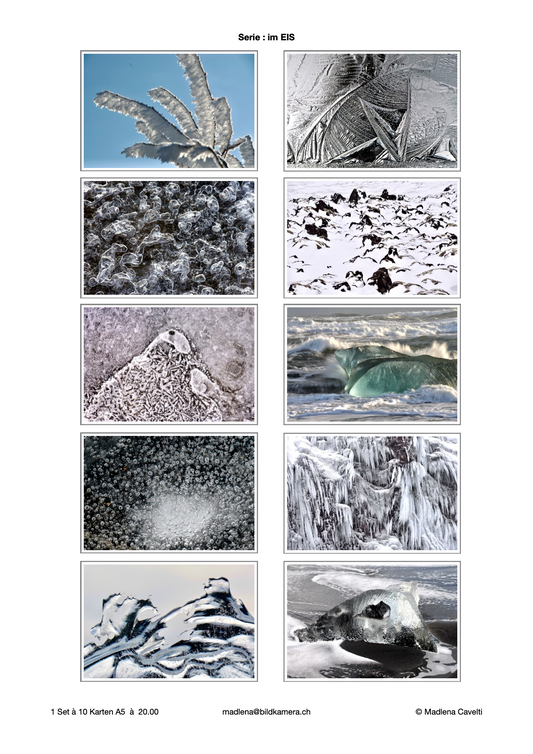 Kunstkarten: Im Eis - Weihnachtskarten