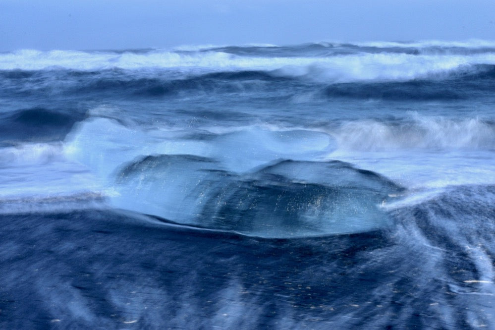 Eisschollen im Meer